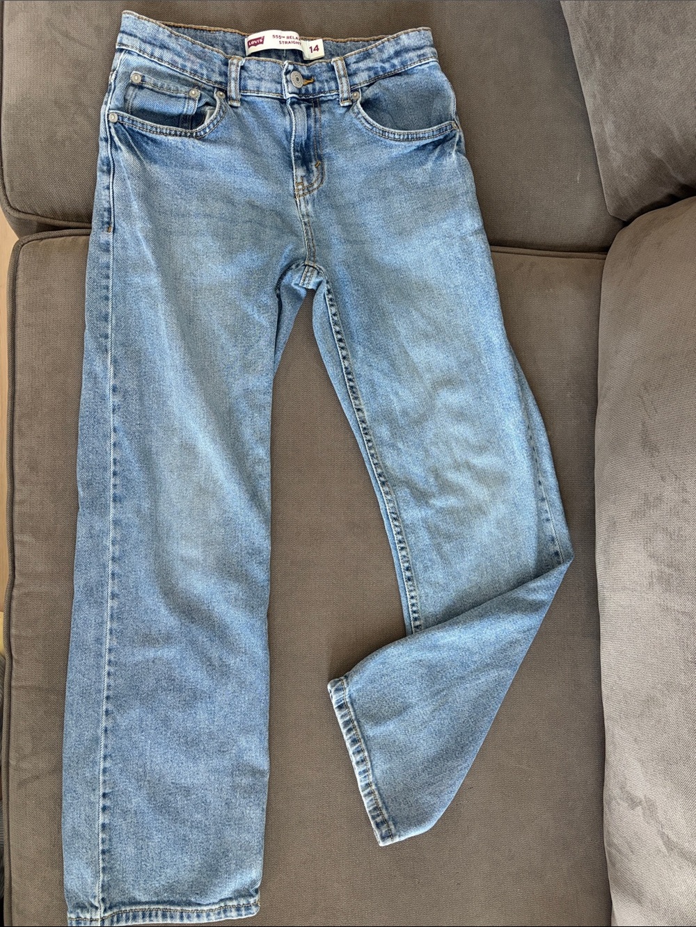 Levi's Light Blue Kids Straight-Leg Jeans